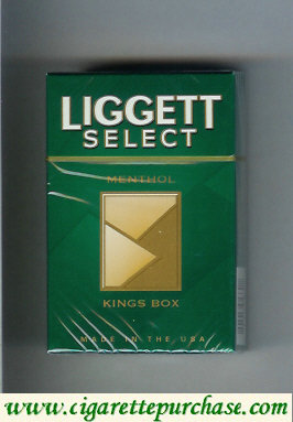 Liggett Select Menthol Kings Box cigarettes hard box